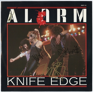 The Alarm Signed “Knife Edge” Album