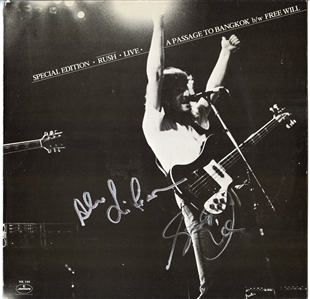 Rush Signed “Live: A Passage to Bangkok” Album