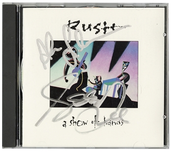 Rush Signed “A Show of Hands” CD Cover