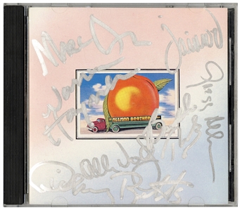 Allman Brothers Band Signed “Eat a Peach” CD Cover