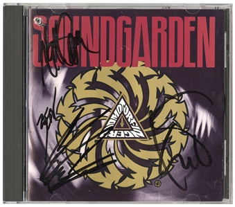 Soundgarden Signed “Badmotorfinger” CD Cover (REAL)