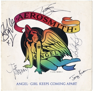 Aerosmith Signed “Girl Keeps Coming Apart” Album Flat (REAL)