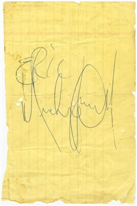 Michael Jackson Signed Paper (Beckett)