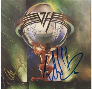 Van Halen Band Signed “5150” Album Cover (REAL)