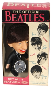 The Beatles Ringo Starr Vintage Doll with Original Box by Remco (NEMS Seltaeb, 1964)