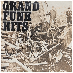 Mark Farner Signed "Grand Funk Hits" Album