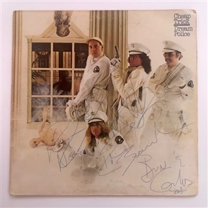 Cheap Trick Band Signed “Dream Police” Album (REAL)