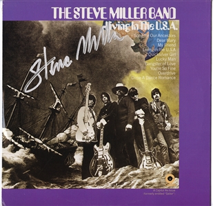 Steve Miller Signed “Living in the U.S.A.” Album (REAL)