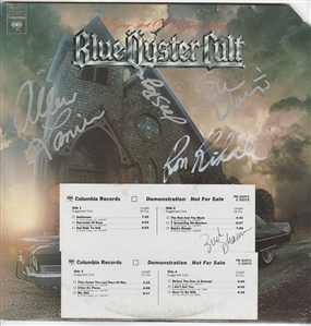 Blue Oyster Cult Signed “On Your Feet or On Your Knees” Album