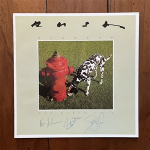 Rush Signed “Signals” New World Tour Concert Program (REAL)