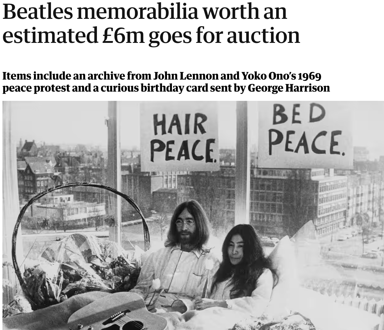John Lennon News Article