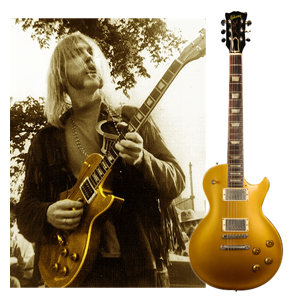 Duane Allman's owned and extensively played 1957 gold top Gibson Layla Les Paul guitar