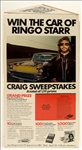 Ringo Starr George Barris Car Contest Display