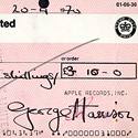 George Harrison & Ringo Starr 1970 Signed Checks