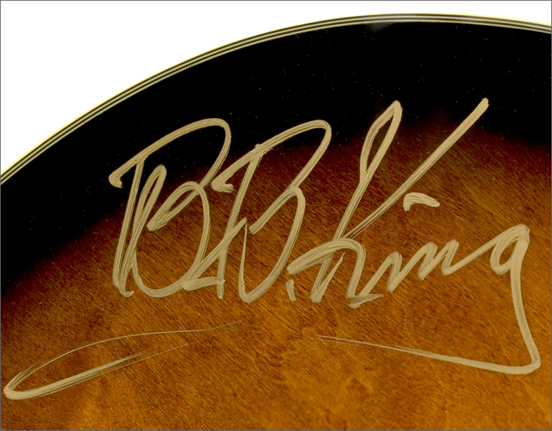 Lot Detail - B. B. King Signed Guitar