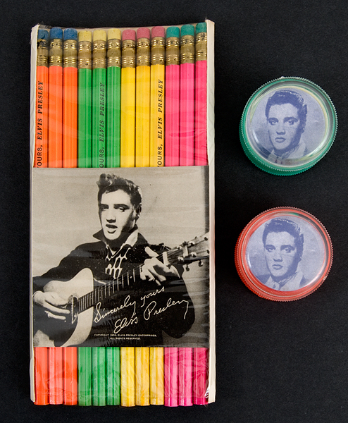 Elvis Presley "Sincerely Yours" Pencil Set and Sharpeners 