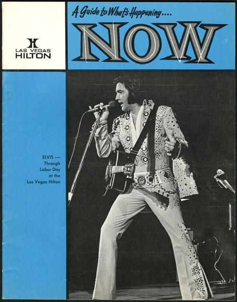 Las Vegas Hilton "A Guide to Whats Happening…Now" Featuring Elvis Presley 