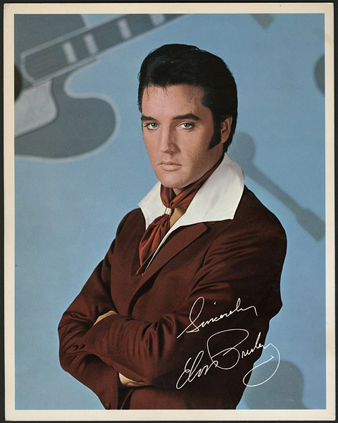 Elvis Presley "1968 Comeback" Singer TV Special Photo Premiums (2)