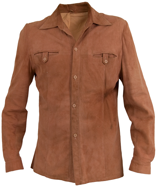 Elvis Presleys Owned and Worn Suede Shirt Jacket
