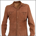 Elvis Presleys Owned and Worn Suede Shirt Jacket