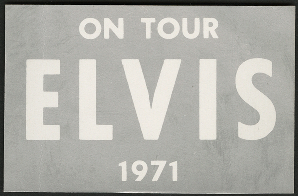 Elvis Presley Backstage Concert Passes (3)