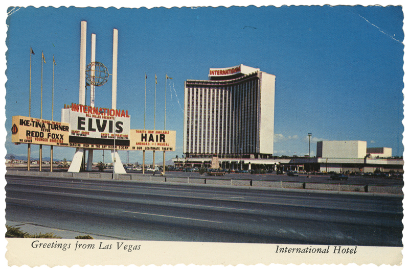Utålelig indtil nu rookie Lot Detail - Greetings From Las Vegas Postcards Featuring Elvis Presley (2)