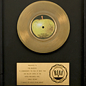 The Beatles "I Want To Hold Your Hand" RIAA Gold Record Award