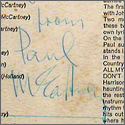Paul McCartney Signed & Inscribed With the Beatles Album