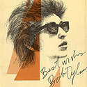Bob Dylan Signed Drawing