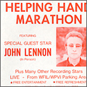 John Lennon Original 1975 WFIL "Helping Hand Marathon" Flyer