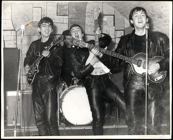 The Beatles 1961 Vintage Stamped Cavern Photograph 