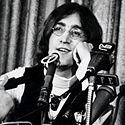 John Lennon Original Stamped Photograph 