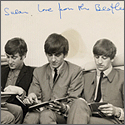 George Harrison Inscribed Original Beatles Photograph 