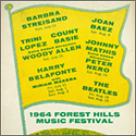 The Beatles Original 1964 Forest Hills Concert Poster