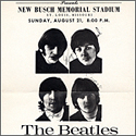 The Beatles St. Louis 1966 Concert Handbill