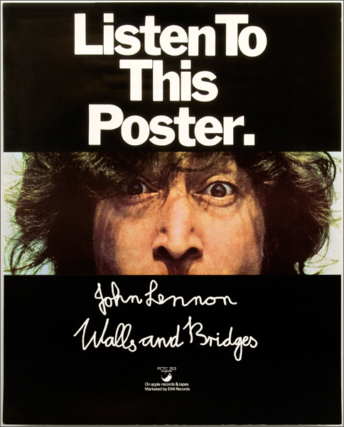 John Lennon 1974 “Walls & Bridges” UK Posters