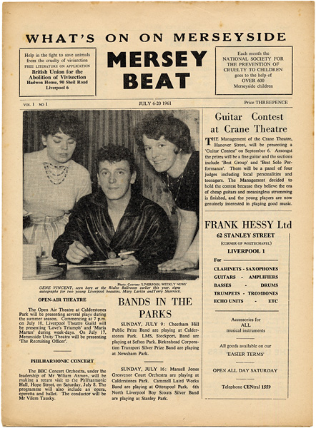 The Beatles Mersey Beat Newspaper Issue #1