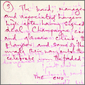 Paul McCartney Handwritten “Take It Away” Video Script