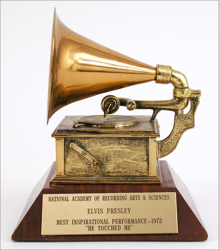 Lot Detail Elvis Presley "He Touched Me" 1972 Grammy Award