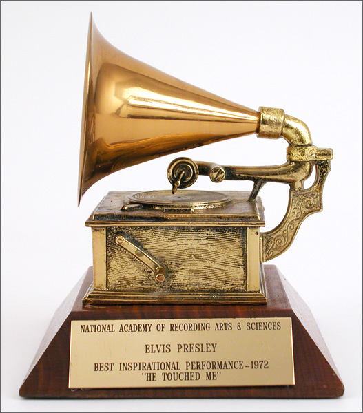Elvis Presley "He Touched Me" 1972 Grammy Award