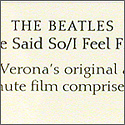 The Beatles She Said So/I Feel Fine Music Video Original Artwork