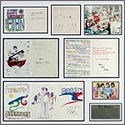 A Collection of Birthday Cards Created by the Beatles and Their Wives