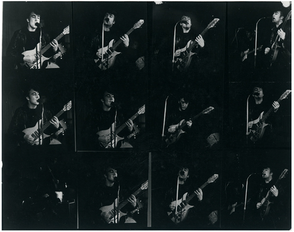 John Lennon 1961 Contact Sheet by Jurgen Vollmer