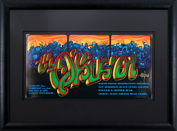 Van Morrison “The Junkyard” Concert Poster Signed by Rick Griffin