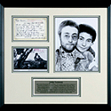 John Lennon Handwritten & Signed Note and Photograph