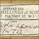John Lennon Owned and Worn A Hard Day's Night Jacket and Gray and Black Striped Pants