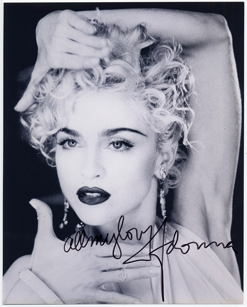 Madonna Signed Photograph and Picture