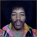 Jimi Hendrix Vintage Stamped Photograph by Roberto Rabanne