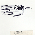 Jimi Hendrix Vintage Stamped Photograph by Roberto Rabanne