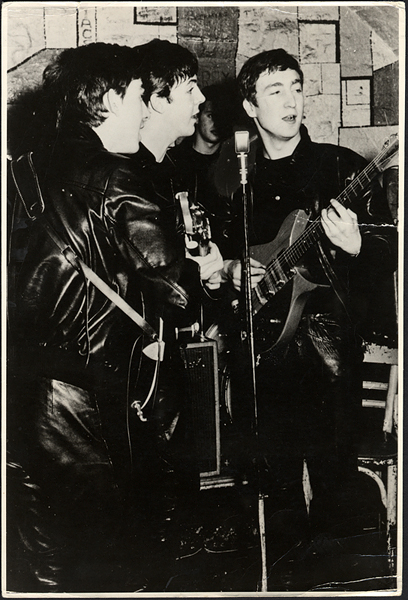 Beatles Vintage Stamped Photograph